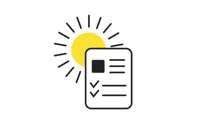 Placas solares distribuidas en un mapa de España